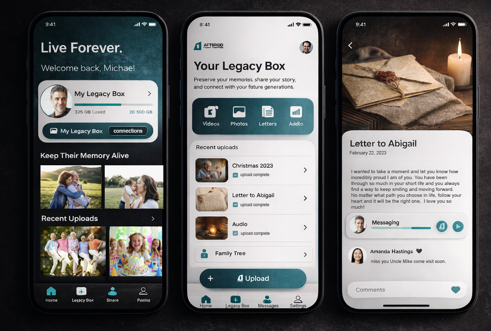 AfterGo App Interface