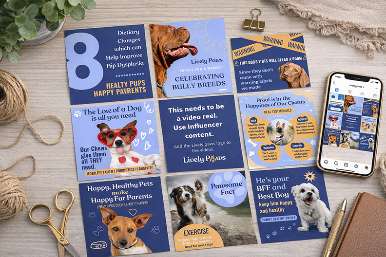 Lively Paws Social Media Planning